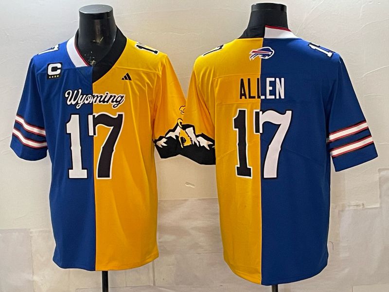 Men 2026 Buffalo Bills #17 Allen blue yellow Limited NFL Jersey style 0002->buffalo bills->NFL Jersey